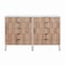 Manhattan Comfort DUMBO 10-Drawer Double Tall Dresser in White and Grey DR004-WG - alternate 3